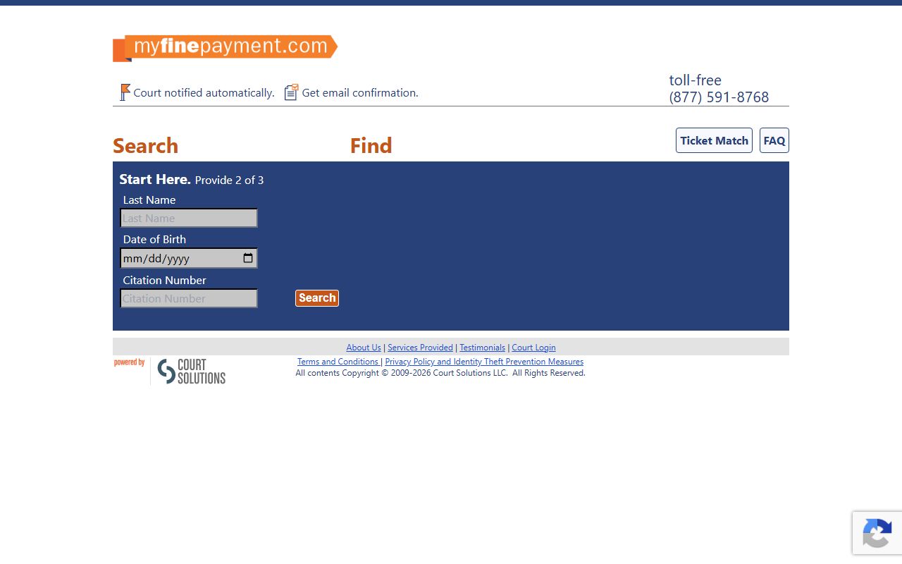 Leake County arrest records and charge payment status portal