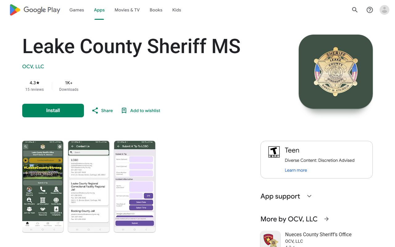Leake County warrant records Leake County Sheriff MS app on Google Play